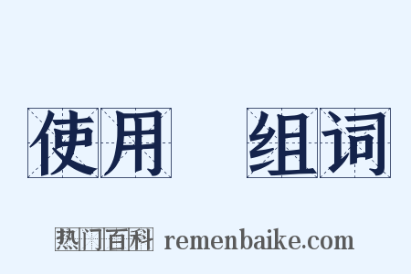 使用費组词是什么意思的图片